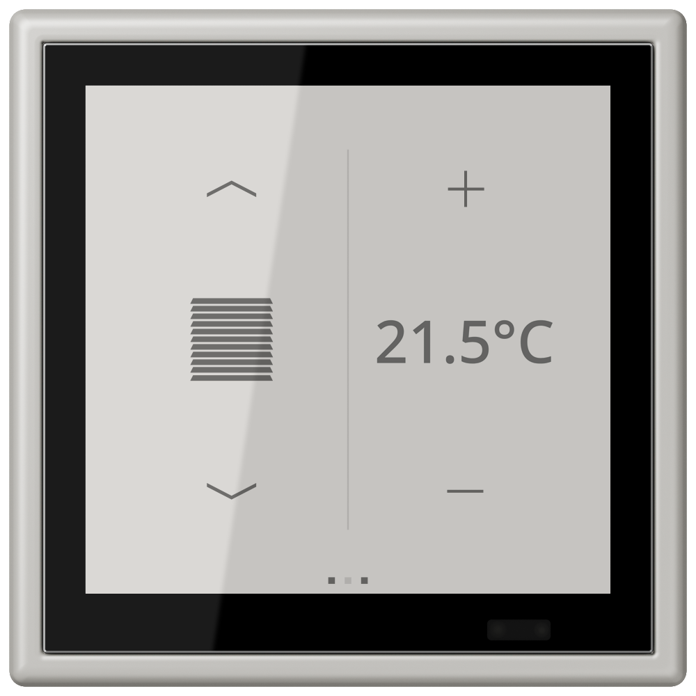 JUNG Bedienelement KNX Kst gri_cla_31 UP LC 459 D 1S 205 6Bet man.SollwVerst
