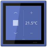 JUNG Bedienelement KNX Kst ble_out_31 UP LC 459 D 1S 206 6Bet man.SollwVerst