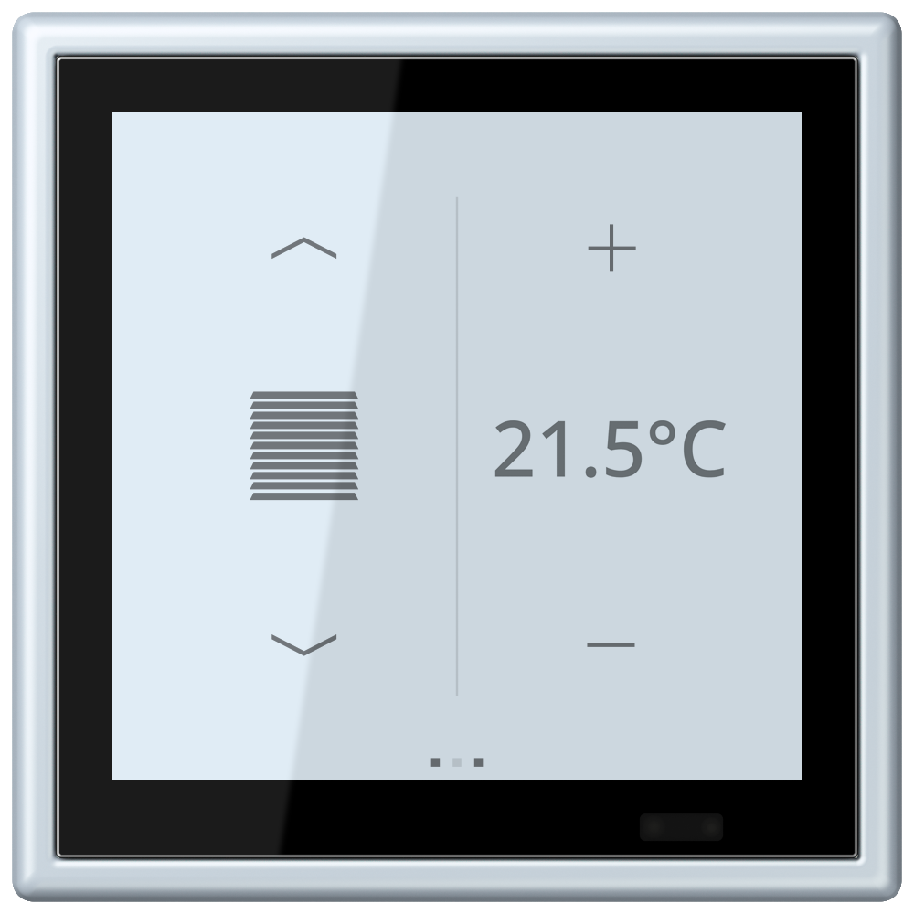 JUNG Bedienelement KNX Kst out_pal UP LC 459 D 1S 209 6Bet man.SollwVerst