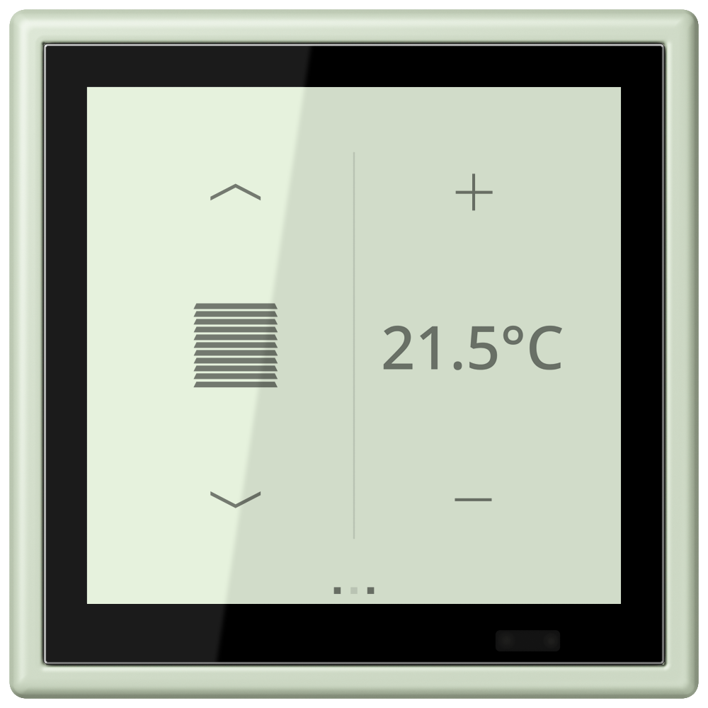 JUNG Bedienelement KNX Kst ver_ang_pal LC 459 D 1S 218 UP 6Bet man.SollwVerst