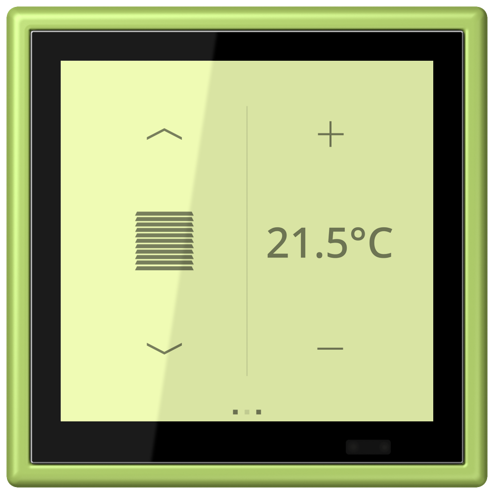 JUNG Bedienelement KNX Kst ver_cla UP LC 459 D 1S 221 6Bet man.SollwVerst
