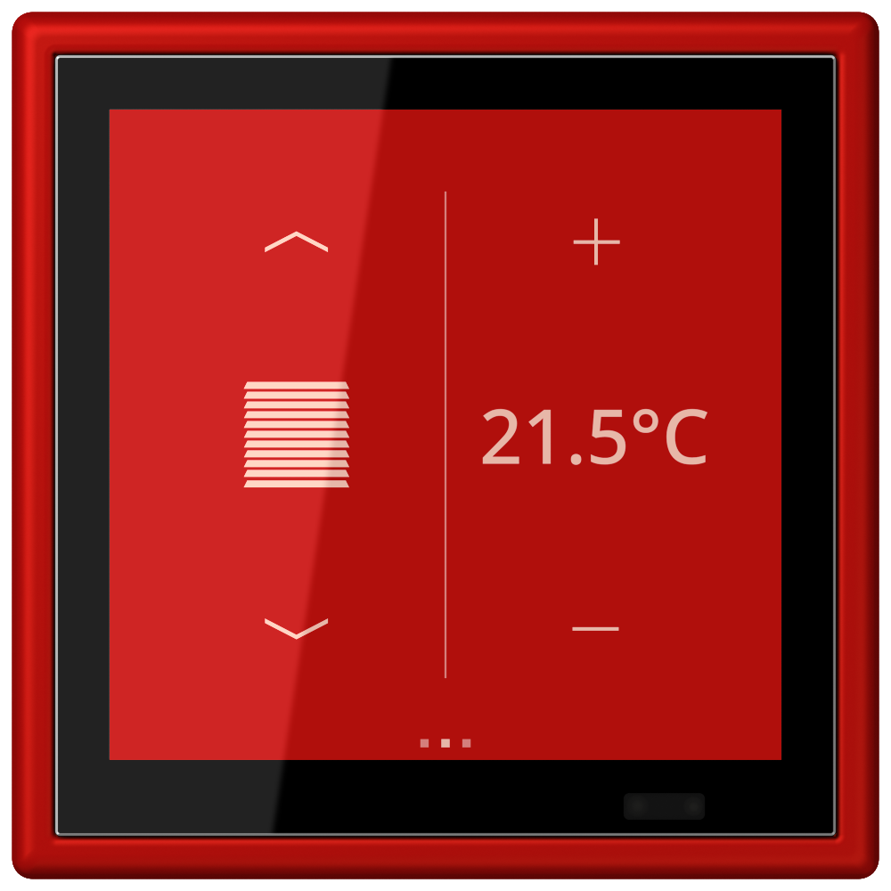 JUNG Bedienelement KNX Kst rou_ver_31 UP LC 459 D 1S 227 6Bet man.SollwVerst