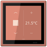 JUNG Bedienelement KNX Kst ter_sie_briq LC 459 D 1S 236 UP 6Bet man.SollwVerst