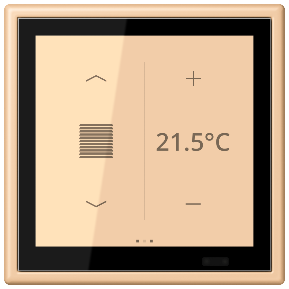 JUNG Bedienelement KNX Kst ter_sie_31 UP LC 459 D 1S 237 6Bet man.SollwVerst