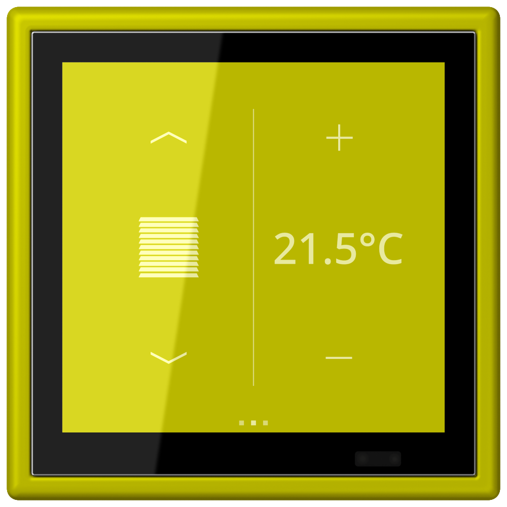 JUNG Bedienelement KNX Kst ver_oli_vif LC 459 D 1S 249 UP 6Bet man.SollwVerst