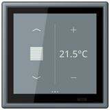 JUNG Bedienelement KNX Kst gri_59 UP LC 459 D 1S 251 6Bet man.SollwVerst