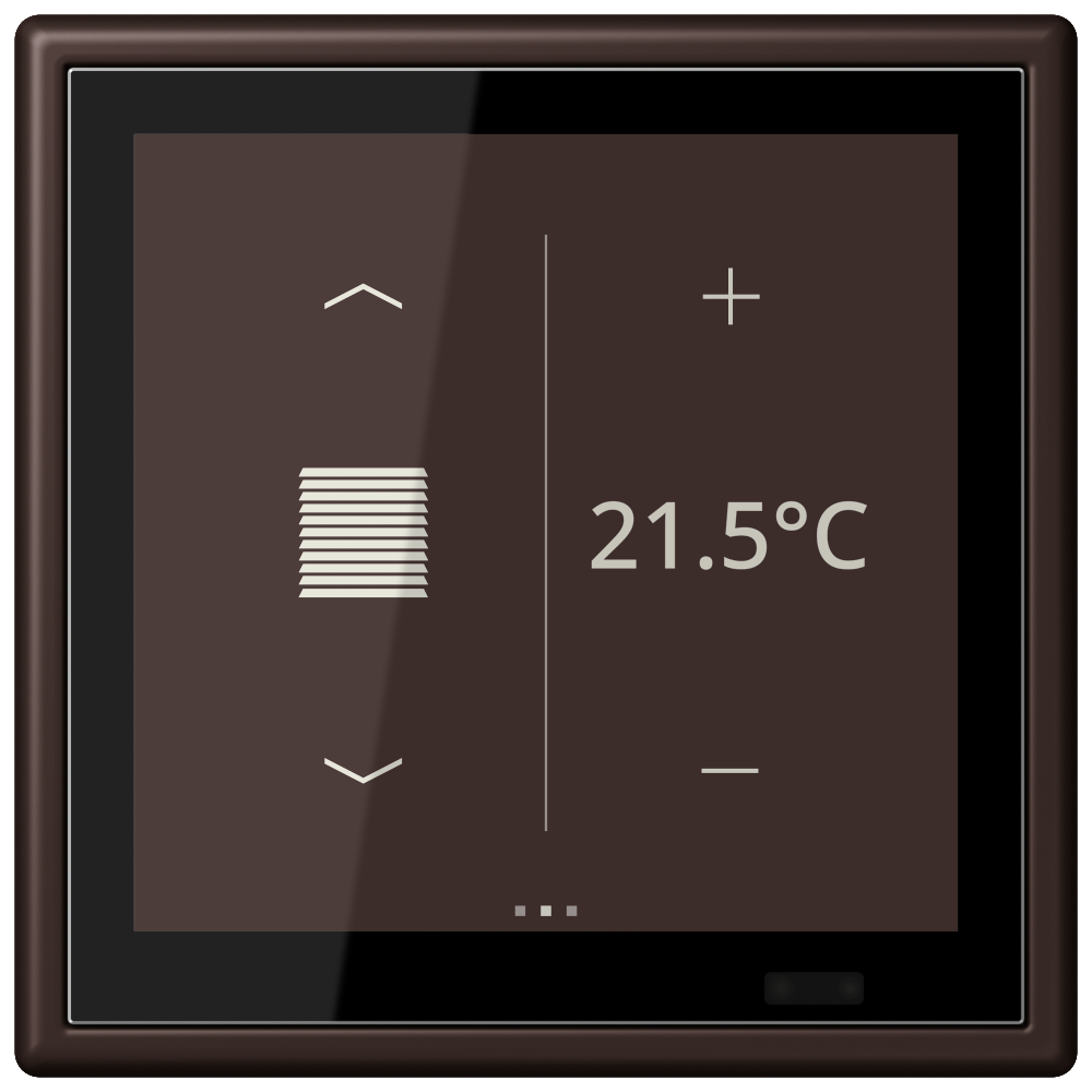 JUNG Bedienelement KNX Kst ter_d'o_59 UP LC 459 D 1S 252 6Bet man.SollwVerst