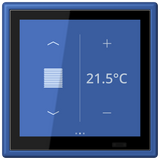 JUNG Bedienelement KNX Kst ble_out_59 UP LC 459 D 1S 253 6Bet man.SollwVerst