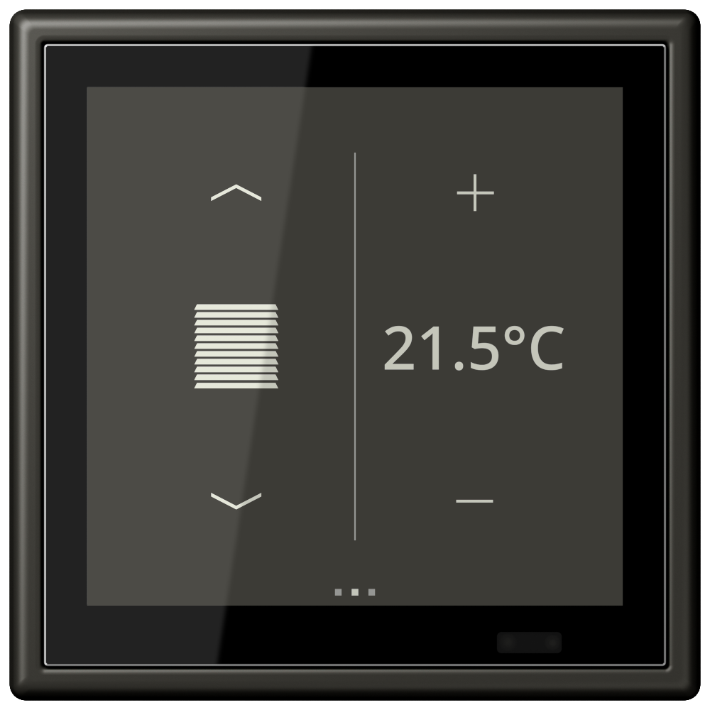 JUNG Bedienelement KNX Kst omb_nat_59 UP LC 459 D 1S 259 6Bet man.SollwVerst