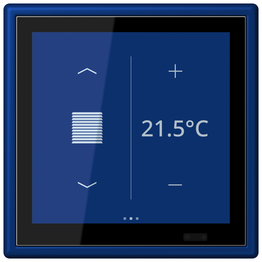 JUNG Bedienelement KNX Kst ble_out_fon LC 459 D 1S 261 UP 6Bet man.SollwVerst