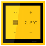 JUNG Bedienelement KNX Kst le _jau_vif LC 459 D 1S 263 UP 6Bet man.SollwVerst