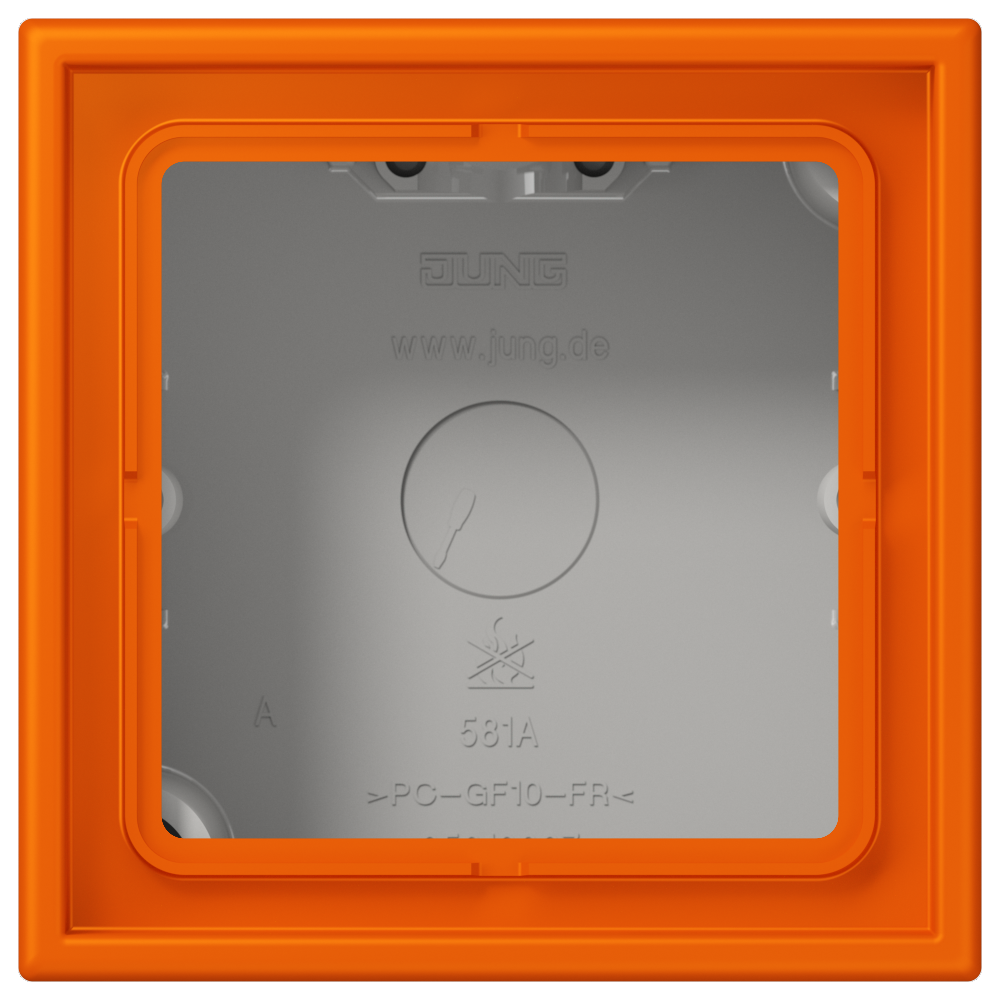 JUNG Gehäuse AP 1f Kst or mt AP-Geh IP2X LC 581 A 224