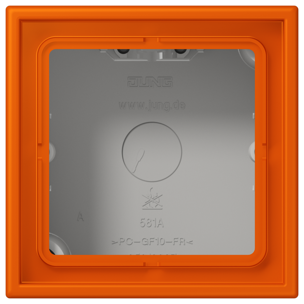 JUNG Gehäuse AP 1f Kst or mt AP-Geh IP2X LC 581 A 260