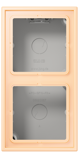 JUNG Gehäuse AP 2f Kst ocre mt AP-Geh LC 582 A 223 IP2X