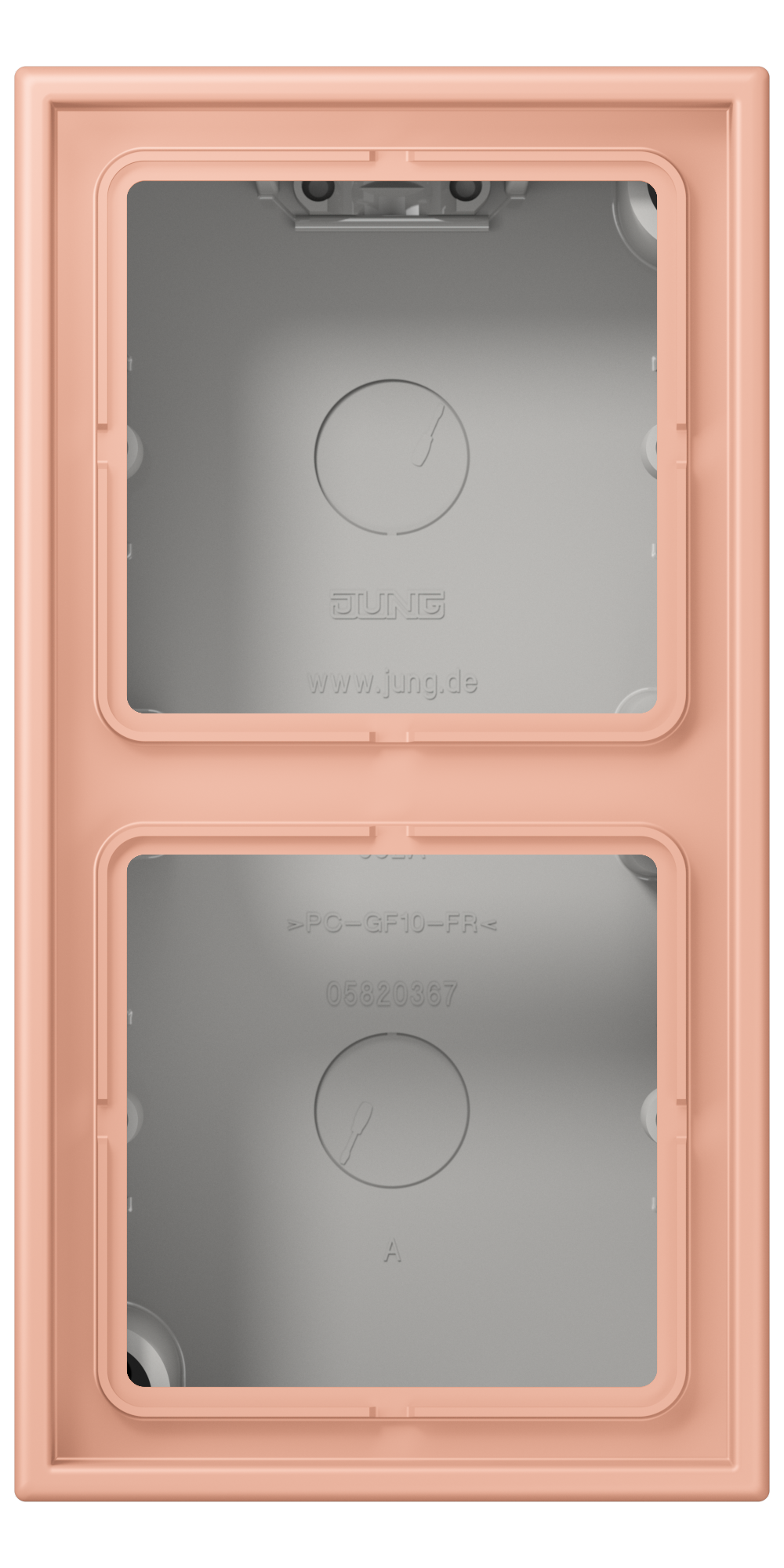 JUNG Gehäuse AP 2f Kst ros_cla mt AP-Geh LC 582 A 231 IP2X