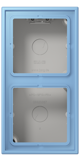 JUNG Gehäuse AP 2f Kst bl mt AP-Geh IP2X LC 582 A 256