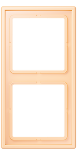 JUNG Einbaurahmen 2f ocre mt Kst f.GEB-K LC 982 223