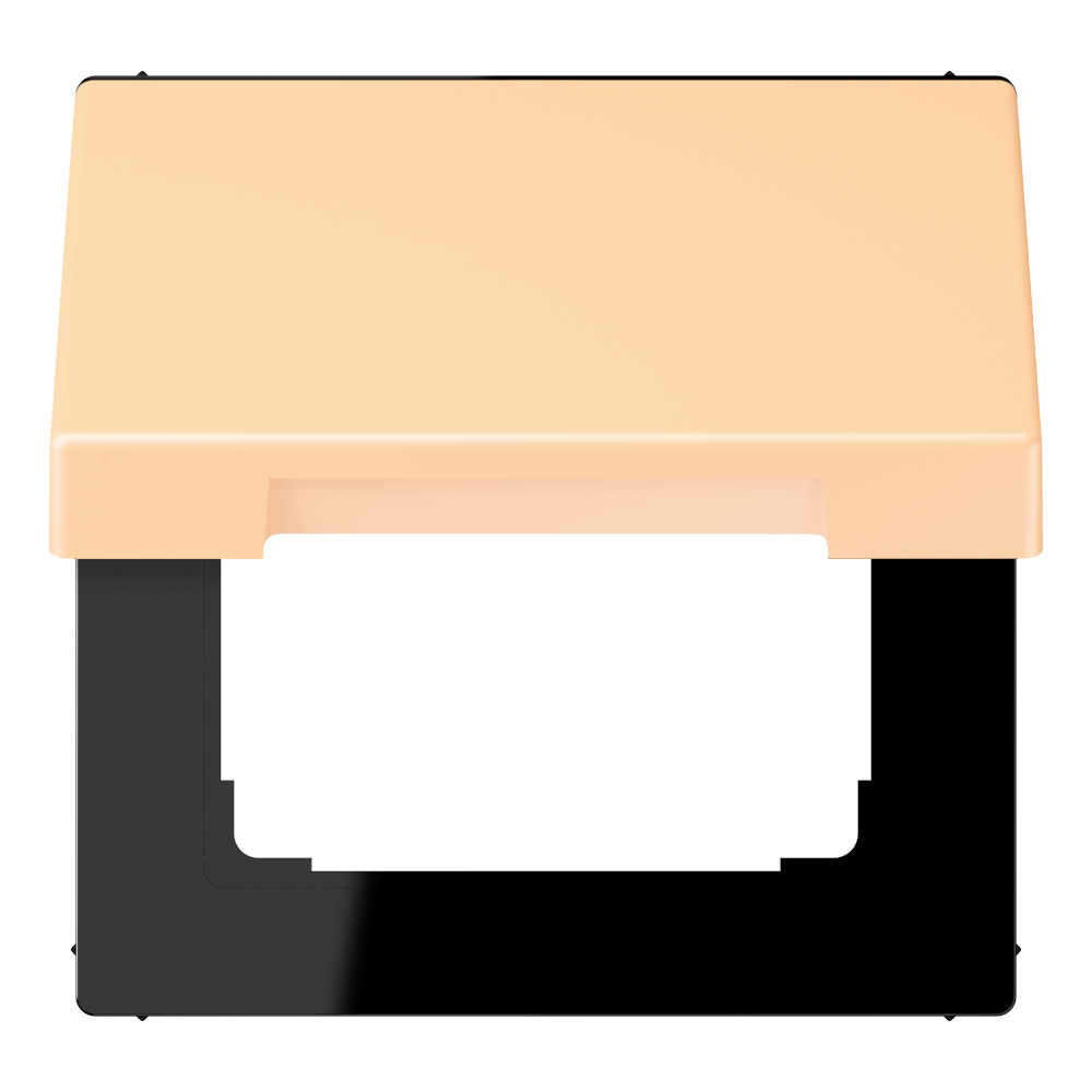 JUNG Einbaurahmen 1f ocre mt Klappd Kst LC 990 BFKL 223 f.GEB-K