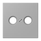 JUNG Zentralplatte Ant.dose gri_moy LC 990 TV 204 Schraubbef