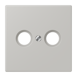 JUNG Zentralplatte Ant.dose gri_cla_31 LC 990 TV 205 Schraubbef
