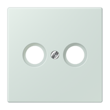 JUNG Zentralplatte Ant.dose cer_pal LC 990 TV 215 Schraubbef