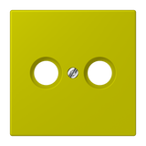 JUNG Zentralplatte Ant.dose ver_oli_vif LC 990 TV 249 Schraubbef