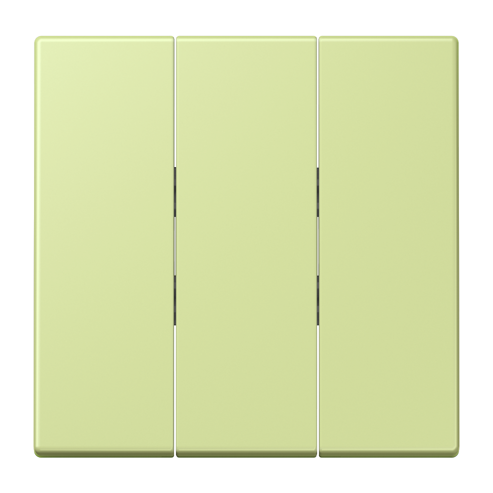 JUNG Wippe 3t Schalter ver_jau_cla mt LC 993 BF 222 f.Bussystem