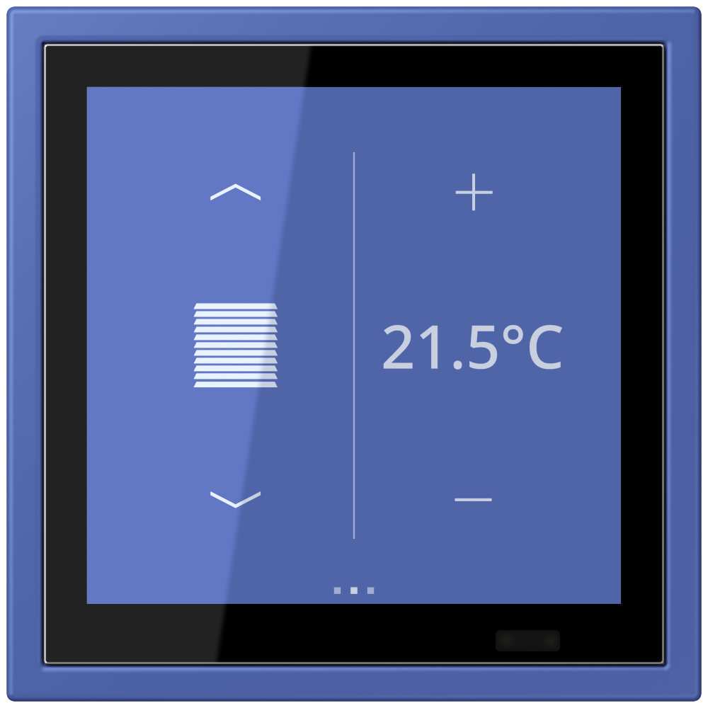 JUNG Bedienelement KNX Kst ble_out_31 UP LCZ 459 BF D 1S 206 6Bet man.SollwVerst