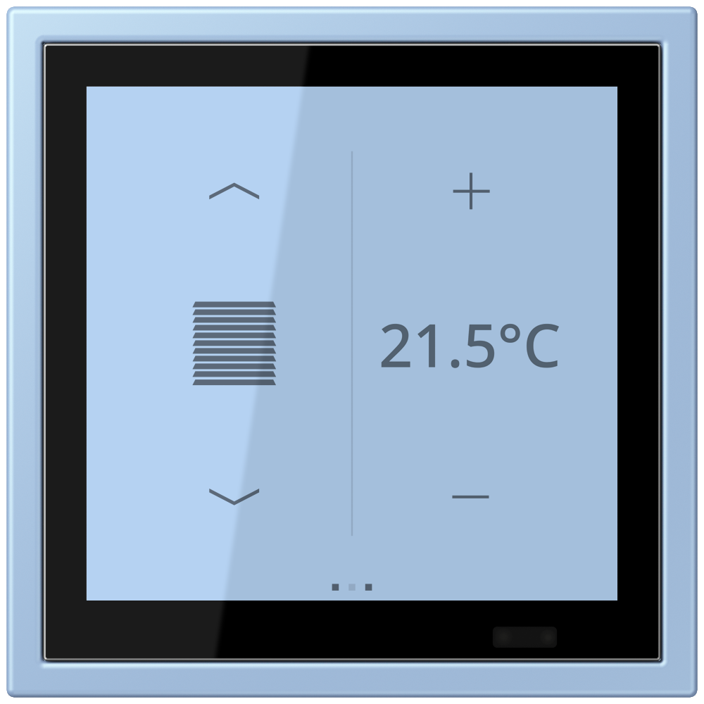 JUNG Bedienelement KNX Kst out_moy UP LCZ 459 BF D 1S 207 6Bet man.SollwVerst