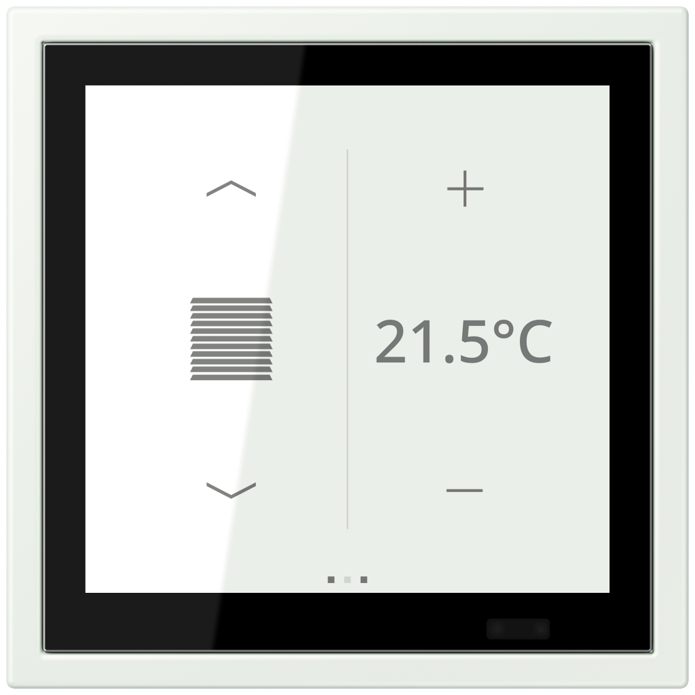 JUNG Bedienelement KNX Kst out_gri UP LCZ 459 BF D 1S 210 6Bet man.SollwVerst