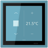 JUNG Bedienelement KNX Kst cer_vif UP LCZ 459 BF D 1S 212 6Bet man.SollwVerst