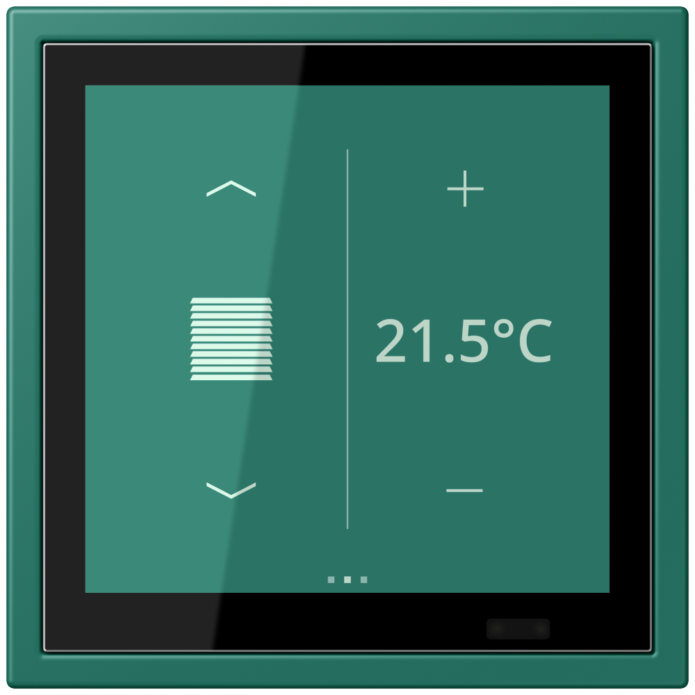 JUNG Bedienelement KNX Kst ver_ang UP LCZ 459 BF D 1S 216 6Bet man.SollwVerst