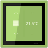 JUNG Bedienelement KNX Kst ver_31 UP LCZ 459 BF D 1S 220 6Bet man.SollwVerst