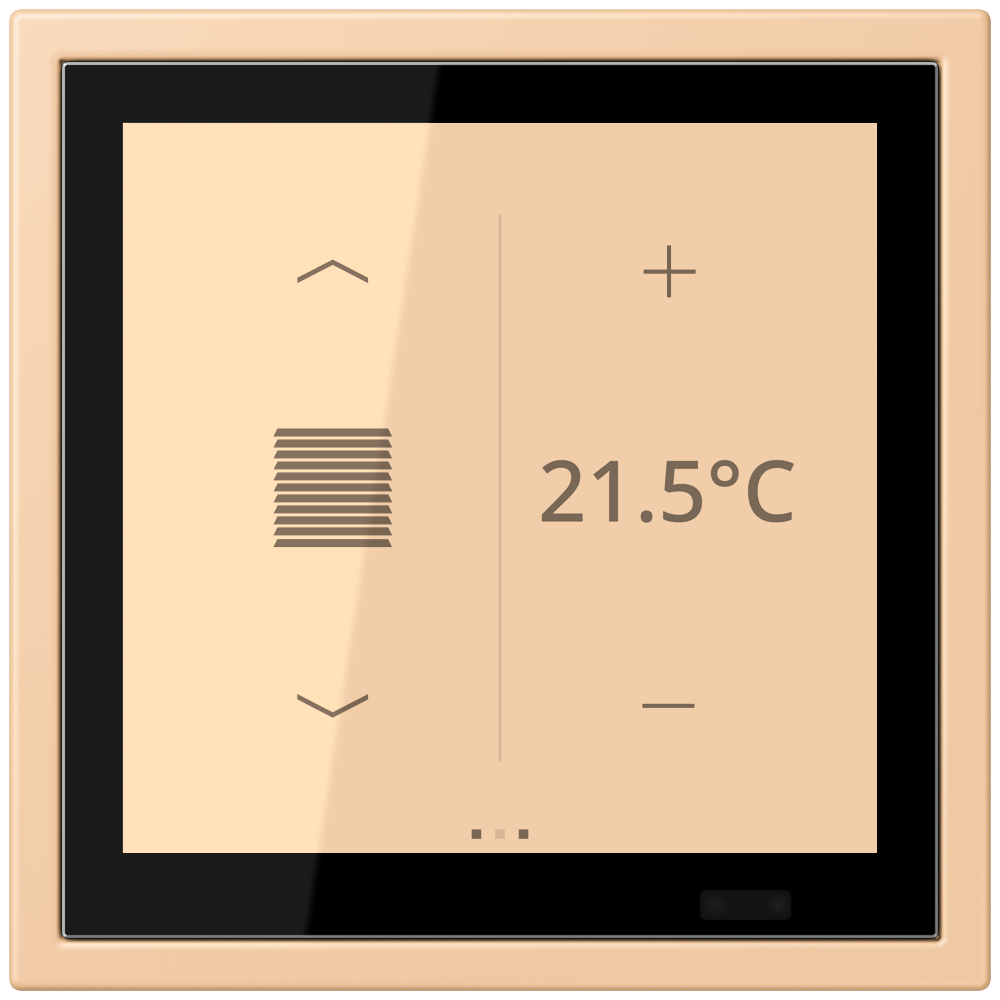 JUNG Bedienelement KNX Kst ter_sie_31 UP LCZ 459 BF D 1S 237 6Bet man.SollwVerst
