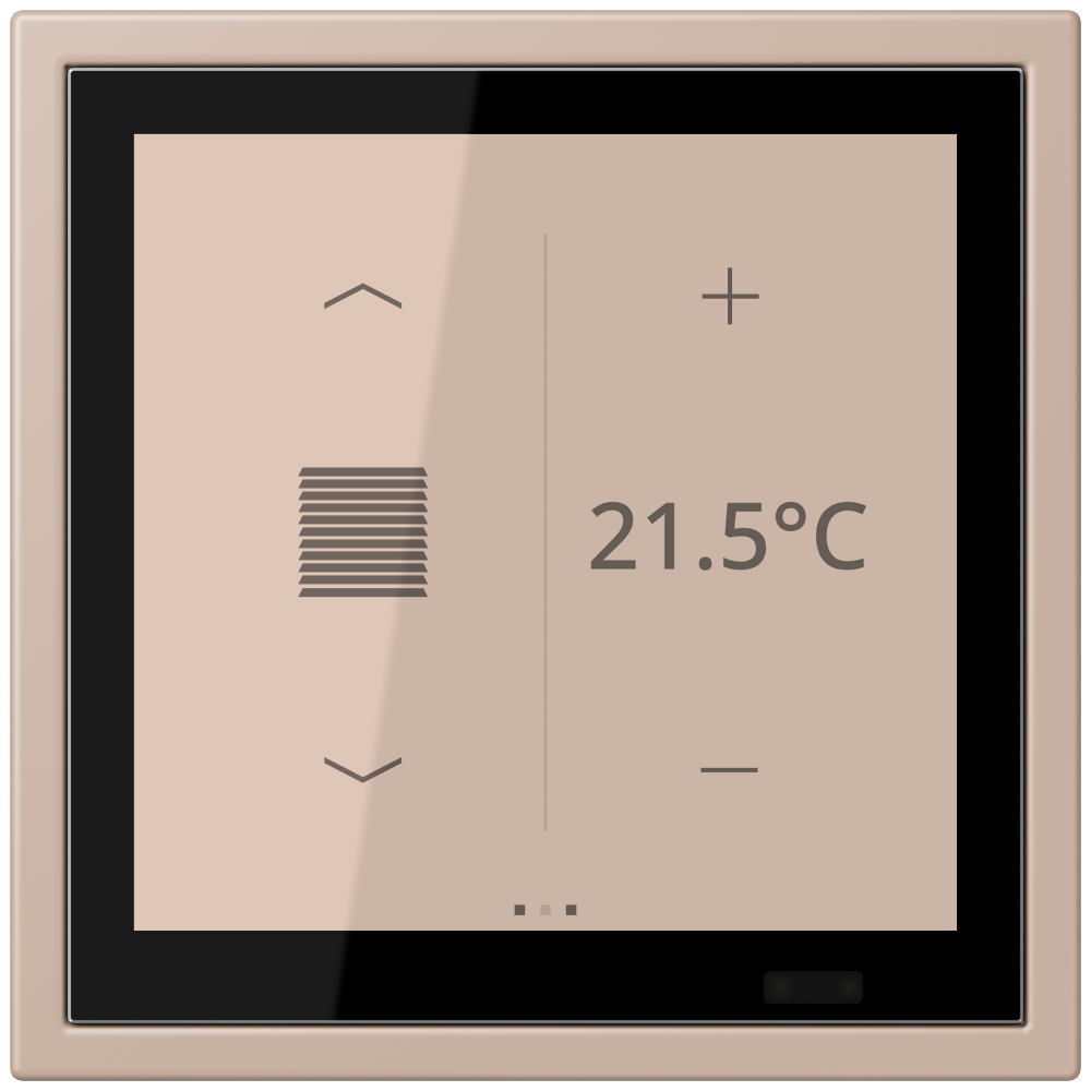 JUNG Bedienelement KNX Kst omb_bru_cla LCZ 459 BF D 1S 240 UP 6Bet Status-LED