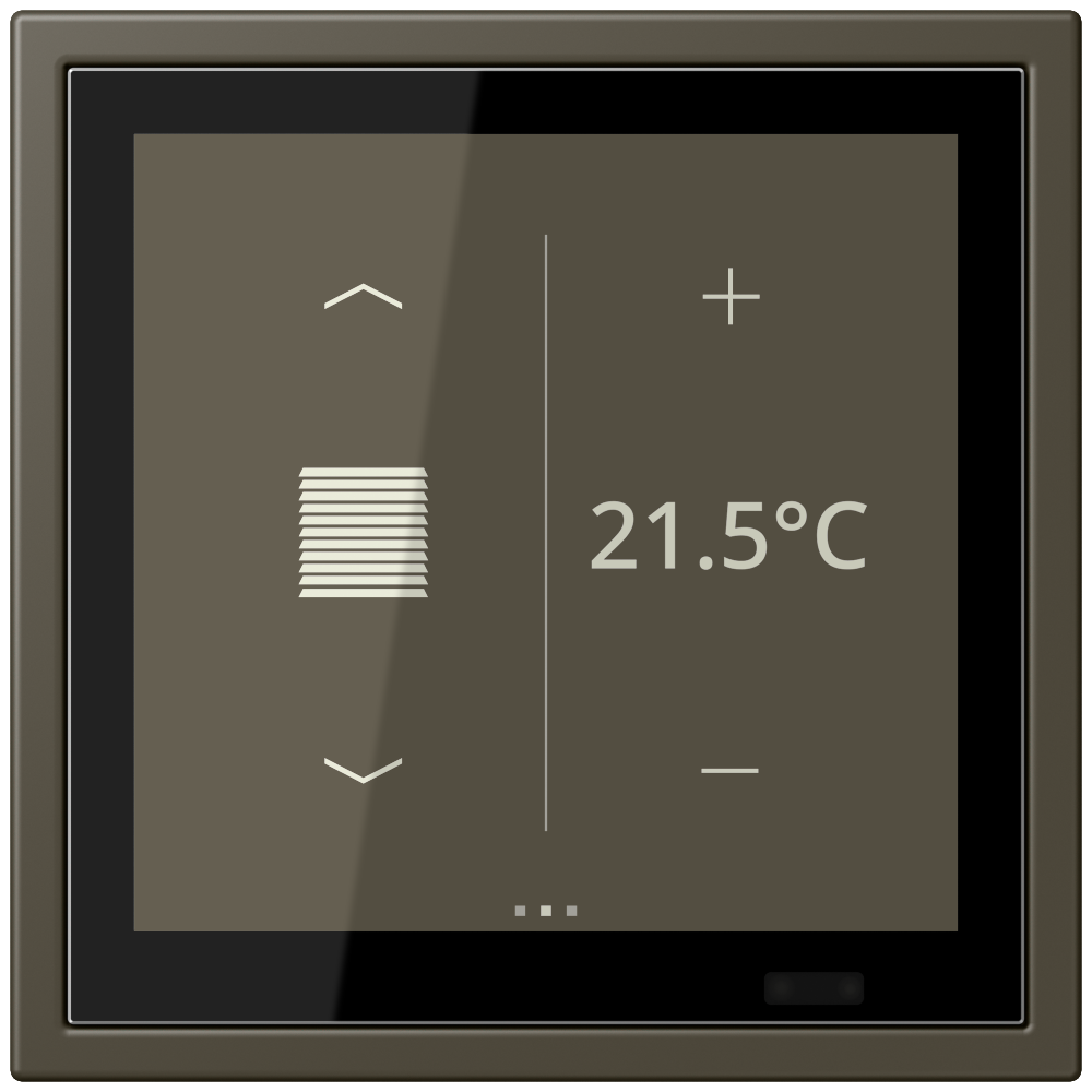 JUNG Bedienelement KNX Kst omb_bru_cla LCZ 459 BF D 1S 241 UP 6Bet Status-LED