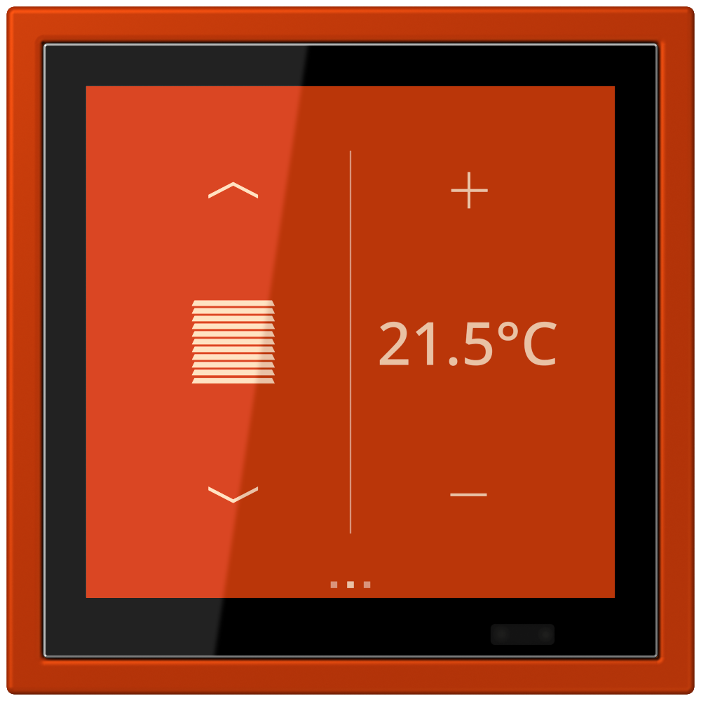 JUNG Bedienelement KNX Kst rou_ver_59 UP LCZ 459 BF D 1S 244 6Bet man.SollwVerst