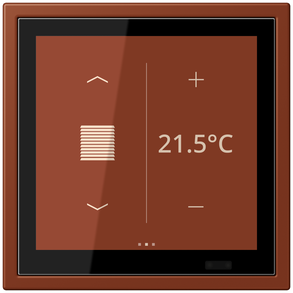 JUNG Bedienelement KNX Kst ter_sie_briq LCZ 459 BF D 1S 247 UP 6Bet Status-LED