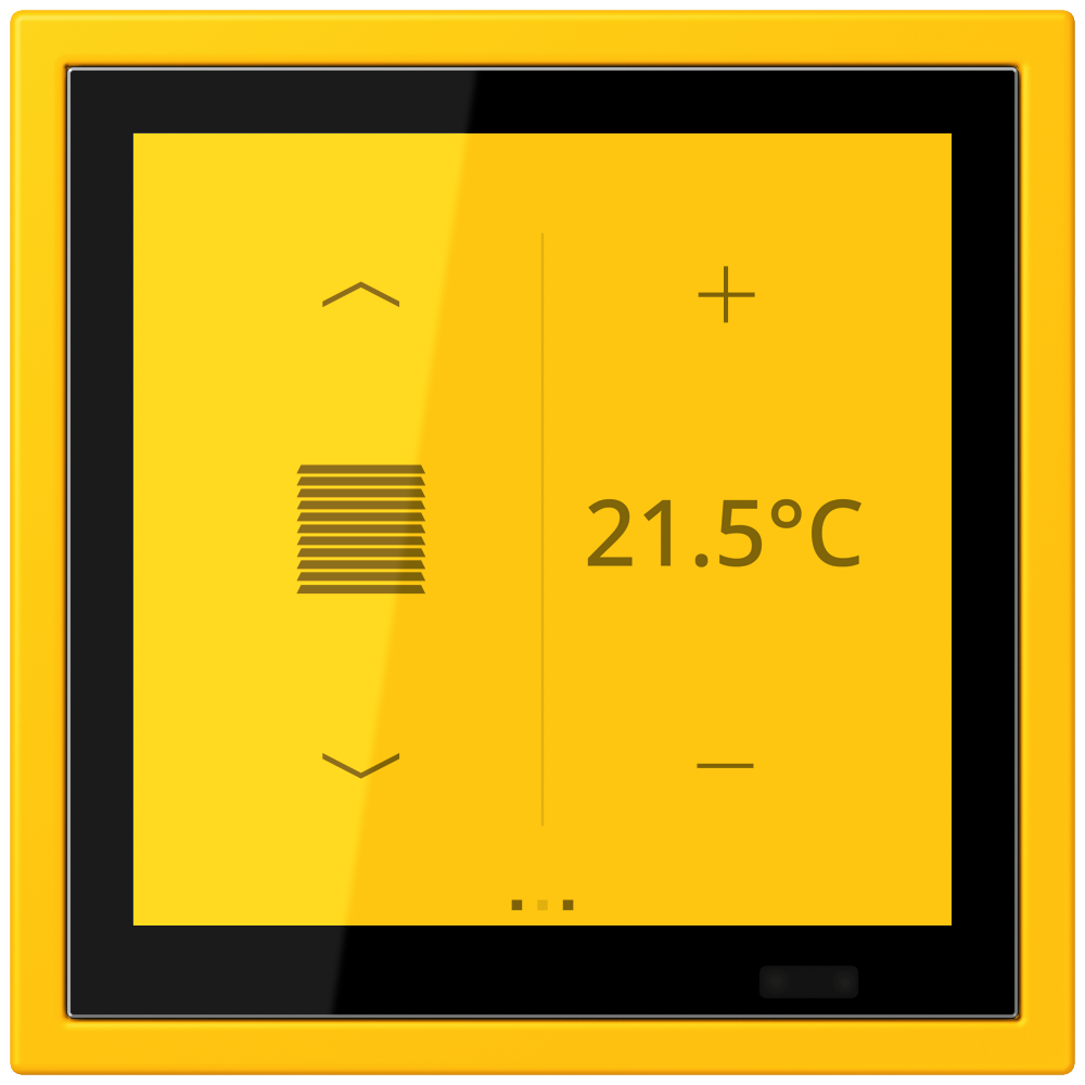 JUNG Bedienelement KNX Kst le _jau_vif LCZ 459 BF D 1S 263 UP 6Bet Status-LED