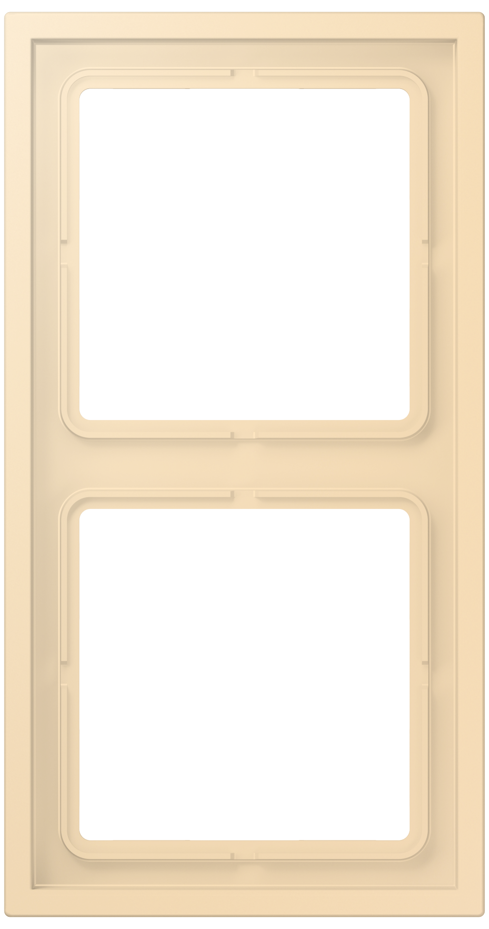 JUNG Einbaurahmen 2f ocre mt Kst f.GEB-K LCZ 982 BF 223
