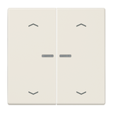 JUNG Wippe_2t Jalousie ws glz Pfeile LS 102 KO5P f.Bussystem