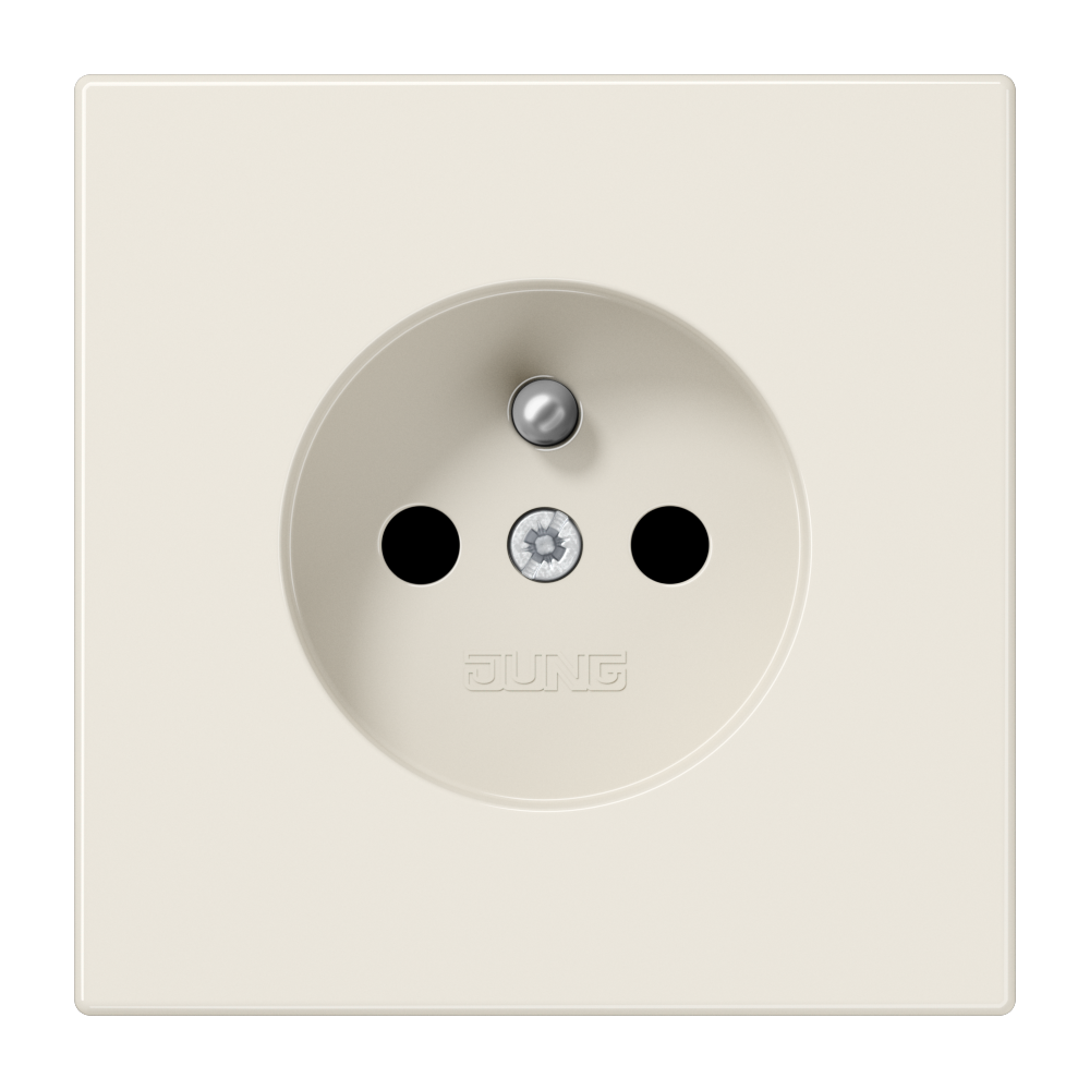 JUNG Steckdose 1f ws glz UP Schutzk IP20 LS 1520 FKI vert