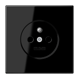 JUNG Steckdose 1f sw glz UP Schutzk IP20 LS 1520 FKI SW vert