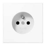 JUNG Steckdose 1f aws glz UP Schutzk LS 1520 FKI WW IP20 vert