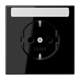 JUNG Steckdose 1f sw glz UP m.BS IP20 LS 1520 KINA SW BSF vert