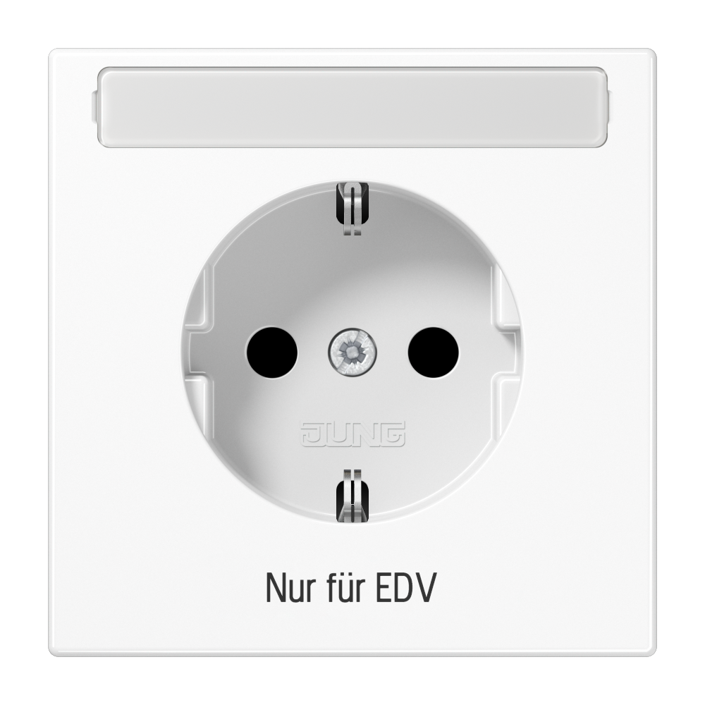 JUNG Steckdose 1f aws glz UP EDV IP20 LS 1520 NA EDV WW vert