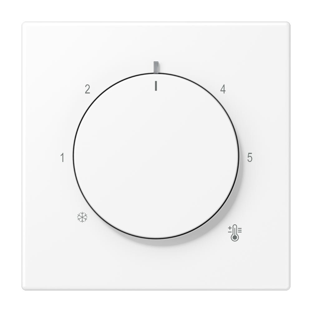 JUNG Abdeckung Raumtemp schn-ws LS 1749 BF WWM div.Symbole