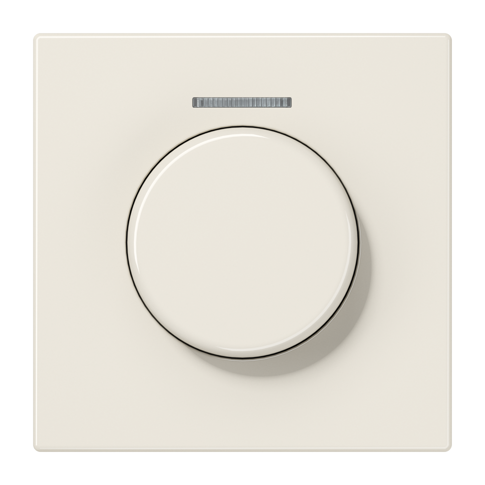 JUNG Drehknopf Symbol Dimmer ws glz LS 1940 KO5