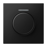 JUNG Drehknopf Symbol Dimmer gra-sw mt LS 1940 KO5 SWM