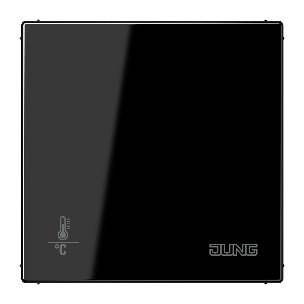 JUNG Raumtemperaturregler UP KNX sw glz LS 2178 ORTS SW Basiselem